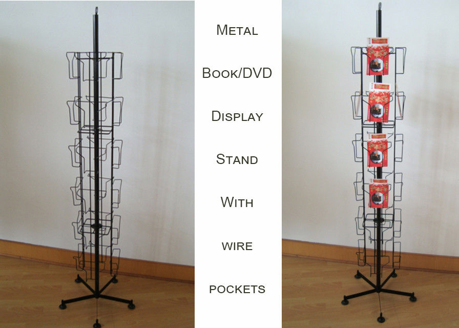 Greating Card Spinner Metal Book Display Stand