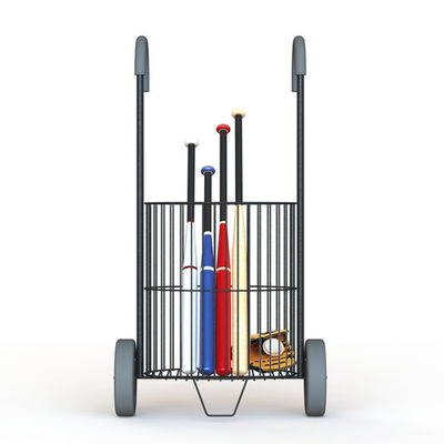 One Team Base 2 Wheels Ball Storage Cart For Sport Baseball